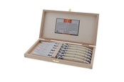 Keittiövälineet - Jean Dubost Veitset valkoiset 2,5mm, 6 kpl Laguiole - JL0060084L01017