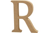 Askartelu- ja taidetarvikkeet - Creativ Company Kirjain R MDF 13cm 1kpl. - 56327