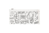 Lisätarvikkeet kouluun - Creativ Company Pencil case White - 499907