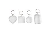 Askartelu- ja taidetarvikkeet - Creativ Company Avaimenperä Shapes 4pcs. - 512730