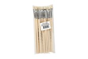 Harrastustarvikkeet - Creativ Company Wooden brushes - Nr. 8 Short Kahva 12st. - 10608