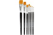Harrastustarvikkeet - Creativ Company Kulta Line Brushes - 7 mixed - 10247