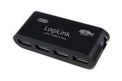 USB hub - LogiLink USB 3.0 hub 4-port Musta USB hub - 4 porttia - USB 3.2 - Musta - UA0170