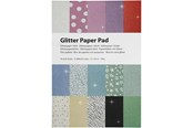 Harrastustarvikkeet - Creativ Company Glitter Paper Block A4 150gr 30 arkkia - 21062