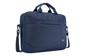Laukut - Case Logic Etulyöntiasema Attaché - kannettavan tietokoneen kantolaukku - ADVA-114 DARK BLUE