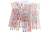 Askartelu- ja taidetarvikkeet - Creativ Company Rhinestone Designs 2-10mm 12 Sheets - 28402