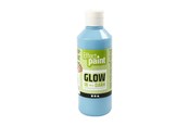 Harrastustarvikkeet - Creativ Company Glow in the dark paint - Light Sininen 250ml - 34930