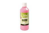 Harrastustarvikkeet - Creativ Company Glow in the Dark Paint - Light Punainen 250ml - 34934