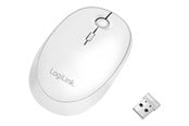 Hiiret - LogiLink Wireless & Bluetooth dual mouse 2.4 GHz 800/1200/1600 dpi Valkoinen - Hiiri - Optinen - Valkoinen - ID0205