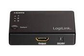 Näyttö- & audiokytkimet - LogiLink HDMI switch 3x1-Port 1080p/60 Hz HDCP CEC RC - HD0042