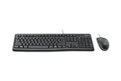 Näppäimistöt - Logitech Pöytätietokone MK120 - Näppäimistö ja Hiirisetti - Italialainen - 920-002543