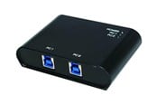 USB hub - LogiLink 2-portin USB 3.0 jakokytkin USB hub - 2 porttia - USB 3.2 - Musta - UA0216