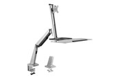 Näytön kiinnitys - LogiLink Sit-stand workstation monitor desk mount 13–32" - BP0040