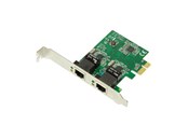 Verkkokortit (verkkosovittimet, tulostuspalvelimet jne.) - LogiLink 2-portin Gigabit LAN PCI-Express -kortti - PC0075
