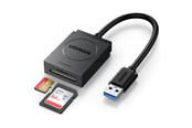 Muistikortinlukijat - adapterit ja kortinlukijat - UGREEN 2-in-1 USB-A SD/TF Card reader - 20250