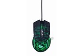 Hiiret - Gembird MUSG-RGB-01 - mouse - USB 2.0 - Musta - Pelihiiri - Optinen - 7 painiketta - Musta - MUSG-RGB-01