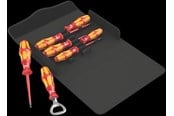 Työkalut - Wera Kraftform 100 iS/7 set 2 Screwdriver set Kraftform Plus Sarja 100. Partly with reduced blade Halkaisija 7 pieces - 5136022001