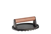 Keittiövälineet - KÜCHENPROF Kødpresser BBQ stål/palisander Ø18cm - K1066711000