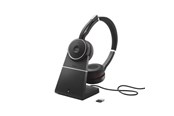 Kuulokkeet - Jabra Evolve 75 SE UC Stereo w/ Charging Stand - 7599-848-199