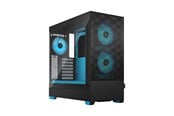 Kotelot - Fractal Design Pop Air RGB - Cyan Core TG Clear Tint - Kotelot - Miditower - Sininen - FD-C-POR1A-02