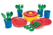 Roolileikit - Dantoy Dinner set in net - 4381