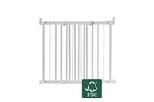 Vauvatarvikkeet - BabyDan FlexiFit Safety Gate Wood White 69-106.5 cm - 500797