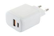 Puhelin - Adapterit & Laturit - Schwaiger power adapter - 230 V quick charger - USB USB-C - 20 Watt - LAD260512