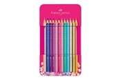 Kirjoitus- ja piirustustarvikkeet - Faber-Castell Sparkle Väri pencil.12 PC in tin box - 201737