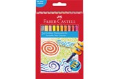 Kirjoitus- ja piirustustarvikkeet - Faber-Castell Vaha crayon twistable cardboard box of 24 - 120004