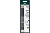 Kirjoitus- ja piirustustarvikkeet - Faber-Castell Goldaber G-kärki pakkaus, 3 kpl - 116896