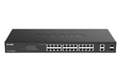 Kytkimet - D-Link DGS 1100-26MPV2 26-Port PoE+ (370W) Gigabit Smart Managed Switch - DGS-1100-26MPV2/E