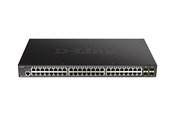 Kytkimet - D-Link DGS 1250-52XMP 52-Port 10-Gigabit Smart Managed PoE Switch (370w) - DGS-1250-52XMP/E