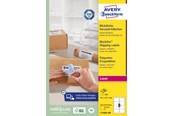 Paperit, valokuvapaperit ja tarrat - Avery Shipping Labels with BlockOut™ 8 labels/sheet - L7165B-100