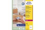 Paperit, valokuvapaperit ja tarrat - Avery Shipping Labels with BlockOut™ 4 labels/sheet - L7169B-100