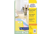 Paperit, valokuvapaperit ja tarrat - Avery Mini labels Valkoinen - L7632-25