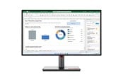 Näyttö - 27" Lenovo ThinkVision P27h-30 - 2560x1440 - IPS - 100W USB HUB - LANAjatteleVisio P27h-30 - 2560x1440 - IPS-näyttöpaneeli - 100 W USB HUBiin ja LANiin. - 63A1GAT1EU