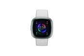 Älykellot, Urheilukellot & Aktiivisuusrannekkeet - Fitbit Sense 2 Kuunvalkoinen/Platina - FB521SRWT