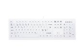 Näppäimistöt - Cherry MedicalKey - Näppäimistö - Pohjoismainen - Valkoinen - AK-C8100F-UVS-W/NOR