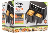 Airfryer - Ninja Foodi MAX Dual Zone AF400EU - hot air fryer - Musta - AF400EU