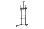 Seinäkiinnitys, AV-kiinnikkeet & AV-kalusteet - Neomounts FL50-550BL1 - cart - for flat panel / AV System / Kamera - Musta - Max 50 kg - recommended for 70" - FL50-550BL1