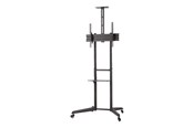 Seinäkiinnitys, AV-kiinnikkeet & AV-kalusteet - Neomounts FL50-550BL1 - cart - for flat panel / AV System / Kamera - Musta - Max 50 kg - recommended for 70" - FL50-550BL1