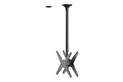 Seinäkiinnitys, AV-kiinnikkeet & AV-kalusteet - Neomounts - mounting kit - full-motion - for 2 flat panels - Musta - Max 100 kg - recommended for 75" - FPMA-C340DBLACK