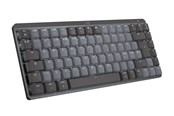 Näppäimistöt - Logitech MX Mechanical Mini for Mac - Minimalist Wireless Illuminated Performance Näppäimistö Space Harmaa - US - Näppäimistö - Englanti (US) - Musta *DEMO* - 920-010837