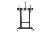 Seinäkiinnitys, AV-kiinnikkeet & AV-kalusteet - TECHLY - cart - for TV / AV equipment / camera - black - Max 120 kg - recommended for 52"-110" - ICA-TR45