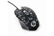 Hiiret - Gembird MUS-6B-GRAFIX-01 - mouse - cartoon style graphic design - USB - Musta - Hiiri - Optinen - 6 painiketta - Musta - MUS-6B-GRAFIX-01