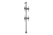 Seinäkiinnitys, AV-kiinnikkeet & AV-kalusteet - Multibrackets m Pro Series - stand - for 2 LCD displays - Musta - Max 60 kg - recommended for 65" - 7350105214158