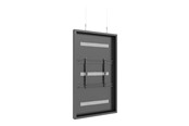 Seinäkiinnitys, AV-kiinnikkeet & AV-kalusteet - Multibrackets M Pro Series - enclosure - for digital signage panel - wire medium - black - Max 45 kg - recommended for 65" - 7350105213717