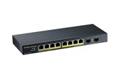 Kytkimet - ZyXEL GS1100-10HP 8-port GbE Unmanaged Switch + 2x Gigabit SFP - GS1100-10HP-EU0102F