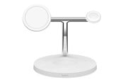 Puhelin - Adapterit & Laturit - Belkin BOOST CHARGE PRO wireless charging stand - with MagSafe - + AC Teho adapter - 15 Watt - WIZ017VFWH