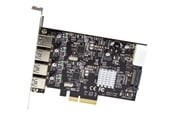 Ohjainkortit - StarTech.com 4-Port USB PCIe Card - 10Gbps USB 3.1/3.2 Gen 2 Type-A PCI Express Laajennus Card - 2 Controllers - 4xUSB - Windows/Mac/Linux - USB adapter - PCIe 3.0 x4 - USB 3.1 Gen 2 x 4 - PEXUSB314A2V2